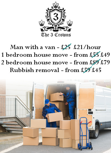 House removals rates for Church End
